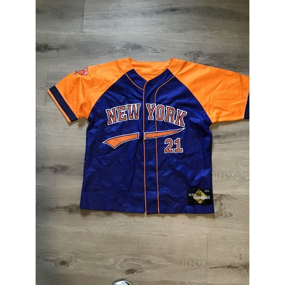 New York Mets World Champions All - Star League Jersey Men's Medium(check photo)
